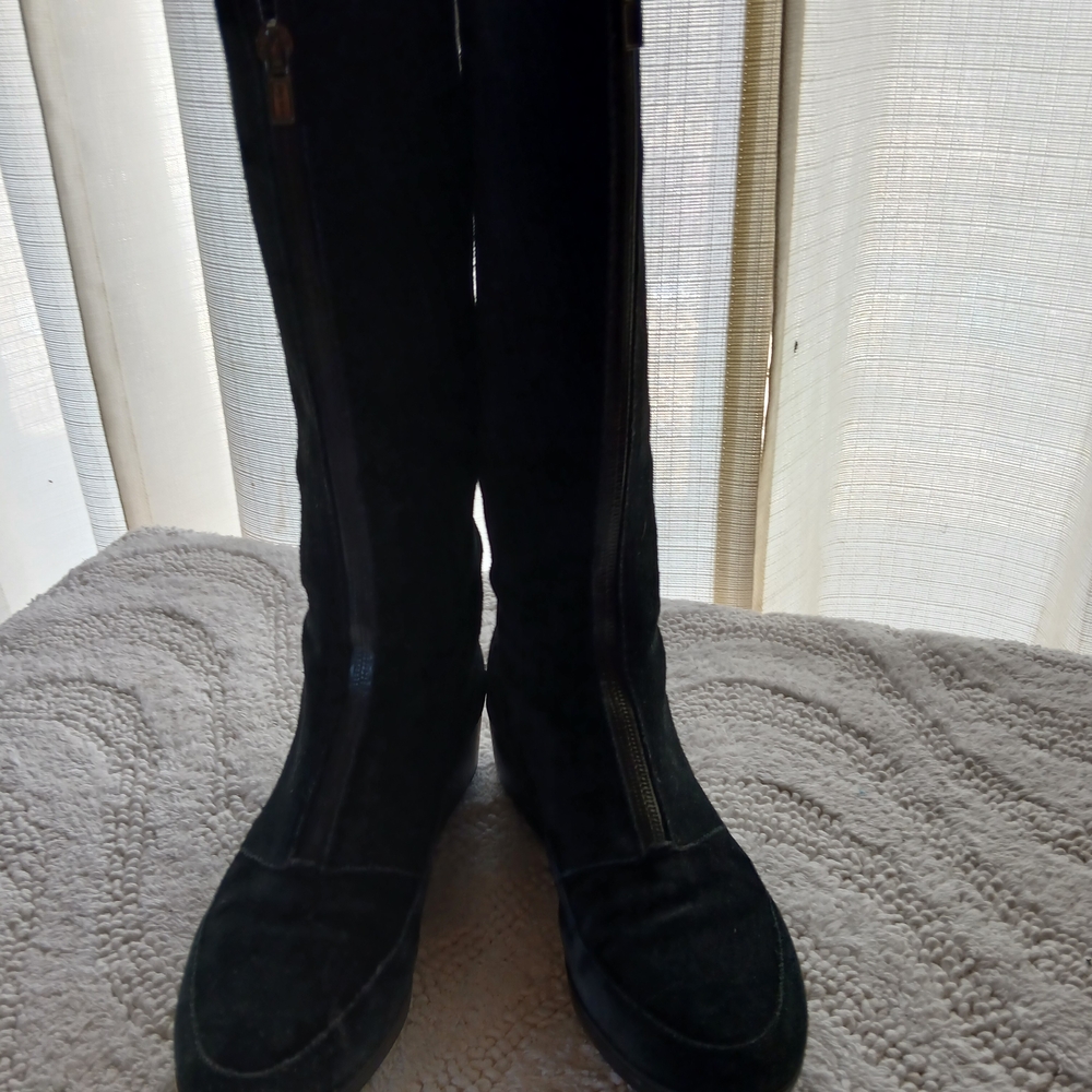 Cole Haan Black Over the Knee Boots